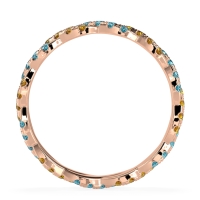 Braided Pave Eternity Cama Band