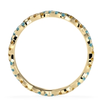 Braided Pave Eternity Cama Band