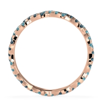 Braided Pave Eternity Cama Band