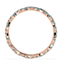 Braided Pave Eternity Cama Band