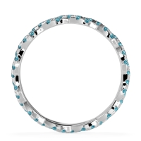 Braided Pave Eternity Cama Band