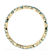 Braided Pave Eternity Cama Band