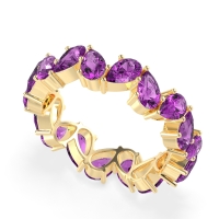 Twisted Pear Shape Eternity Taya Band