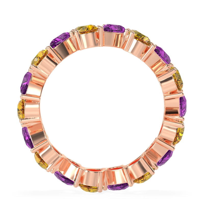 Twisted Pear Shape Eternity Taya Band