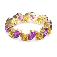 Twisted Pear Shape Eternity Taya Band