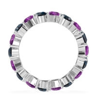 Twisted Pear Shape Eternity Taya Band