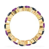 Twisted Pear Shape Eternity Taya Band