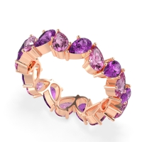 Twisted Pear Shape Eternity Taya Band