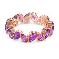 Twisted Pear Shape Eternity Taya Band