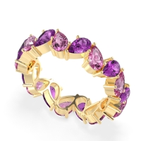Twisted Pear Shape Eternity Taya Band
