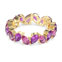 Twisted Pear Shape Eternity Taya Band