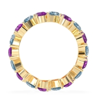 Twisted Pear Shape Eternity Taya Band