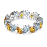 Twisted Pear Shape Eternity Taya Band