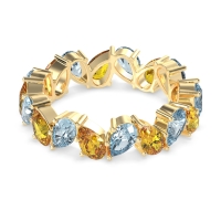 Twisted Pear Shape Eternity Taya Band