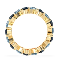 Twisted Pear Shape Eternity Taya Band