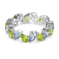 Twisted Pear Shape Eternity Taya Band