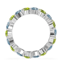 Twisted Pear Shape Eternity Taya Band