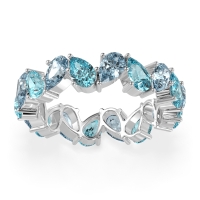 Twisted Pear Shape Eternity Taya Band