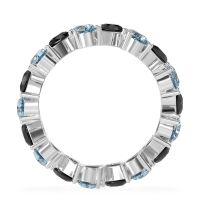 Twisted Pear Shape Eternity Taya Band