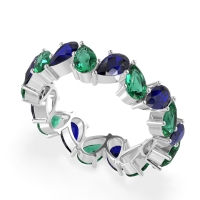 Twisted Pear Shape Eternity Taya Band