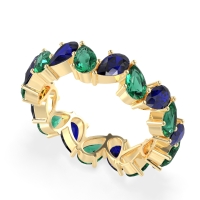 Twisted Pear Shape Eternity Taya Band