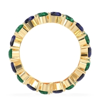 Twisted Pear Shape Eternity Taya Band