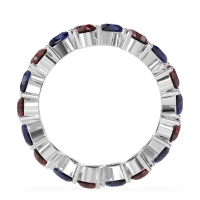 Twisted Pear Shape Eternity Taya Band