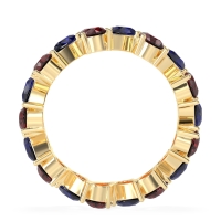 Twisted Pear Shape Eternity Taya Band