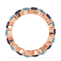 Twisted Pear Shape Eternity Taya Band