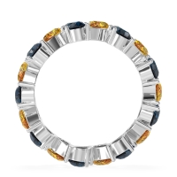 Twisted Pear Shape Eternity Taya Band