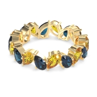 Twisted Pear Shape Eternity Taya Band