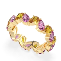 Twisted Pear Shape Eternity Taya Band