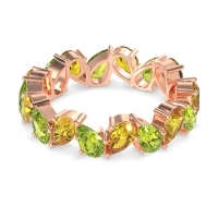 Twisted Pear Shape Eternity Taya Band