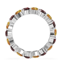 Twisted Pear Shape Eternity Taya Band