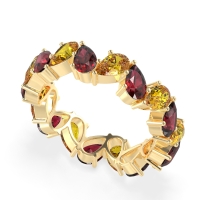 Twisted Pear Shape Eternity Taya Band