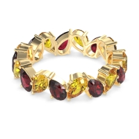 Twisted Pear Shape Eternity Taya Band