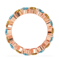 Twisted Pear Shape Eternity Taya Band