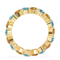 Twisted Pear Shape Eternity Taya Band