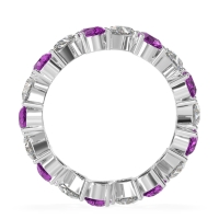 Twisted Pear Shape Eternity Taya Band