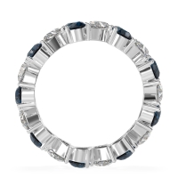 Twisted Pear Shape Eternity Taya Band