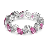 Twisted Pear Shape Eternity Taya Band