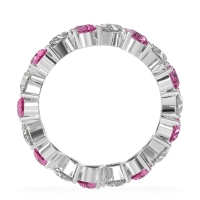 Twisted Pear Shape Eternity Taya Band