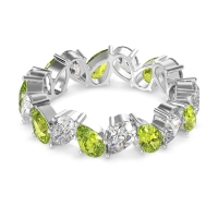 Twisted Pear Shape Eternity Taya Band