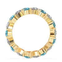 Twisted Pear Shape Eternity Taya Band