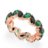 Twisted Pear Shape Eternity Taya Band