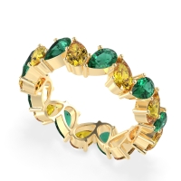 Twisted Pear Shape Eternity Taya Band