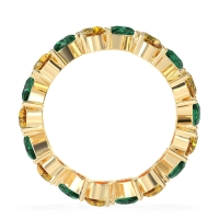 Twisted Pear Shape Eternity Taya Band