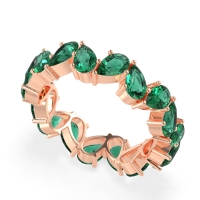 Twisted Pear Shape Eternity Taya Band