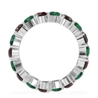 Twisted Pear Shape Eternity Taya Band