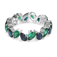 Twisted Pear Shape Eternity Taya Band